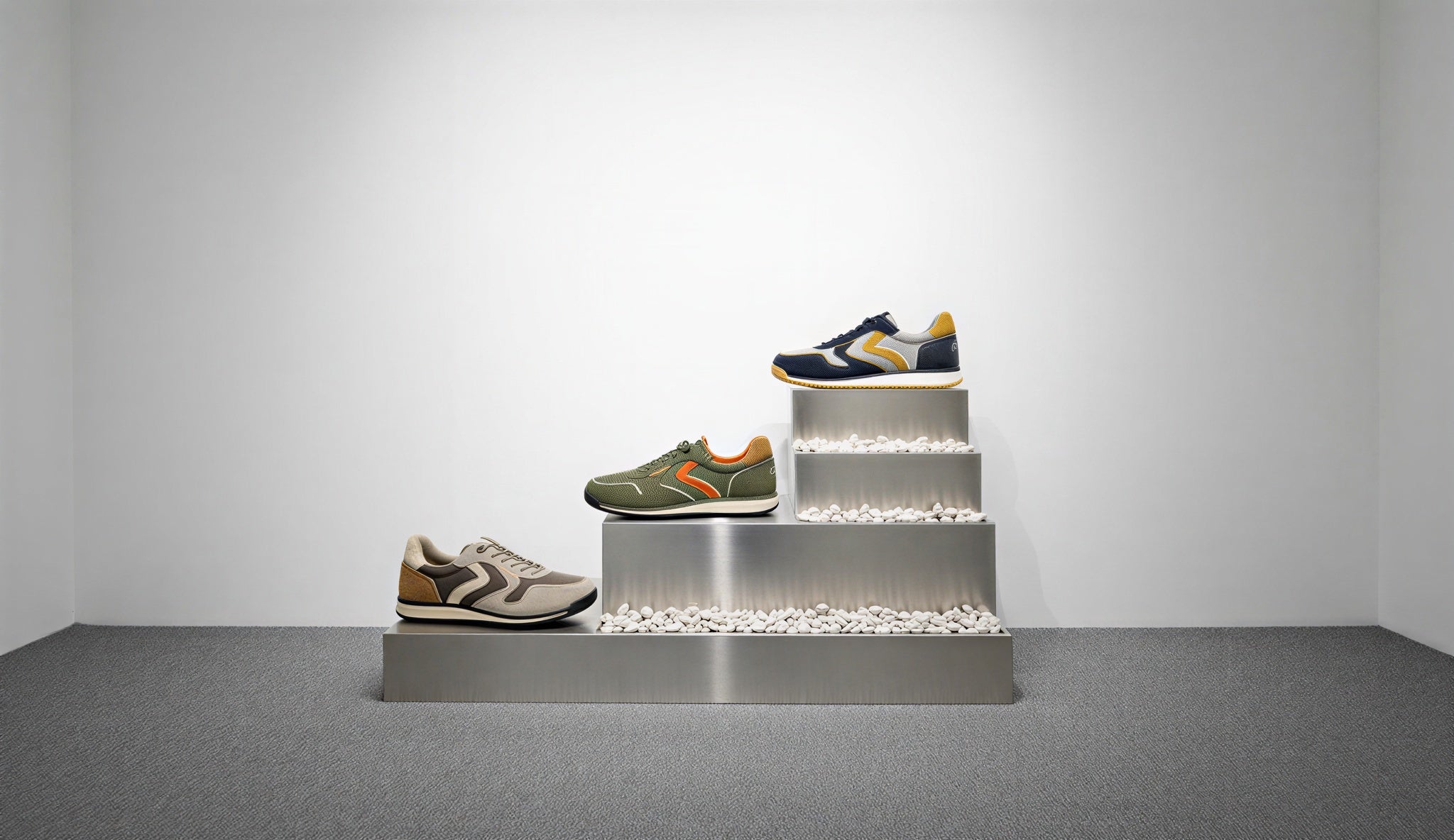 Close-up of limited edition 2XY sneakers